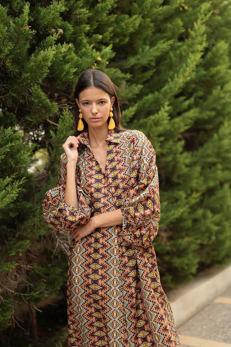 VESTIDO CAMISERO ETNIA