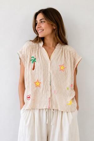 BLUSA BORDADA