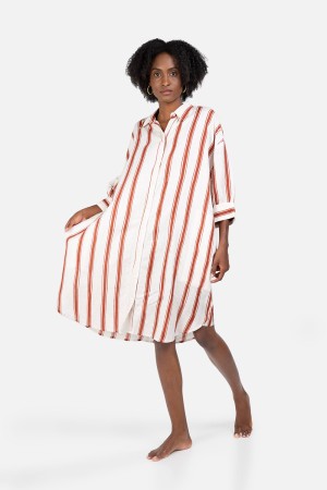 CAMISERO MIDI CORAL