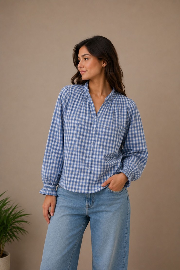 BLUSA CUADROS