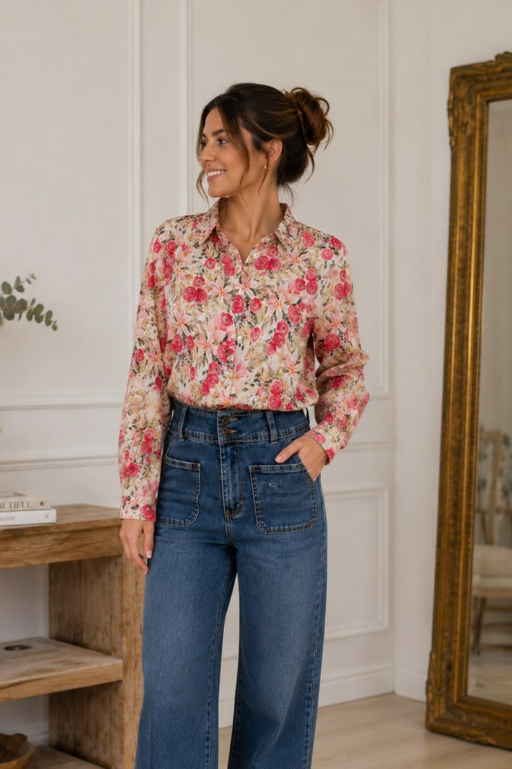 BLUSA FLORES
