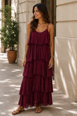 VESTIDO VOLANTES